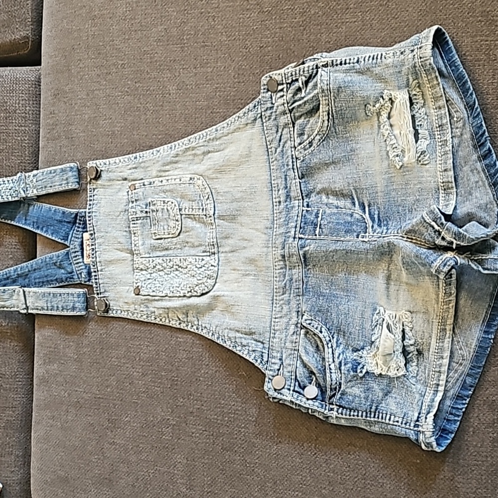 VINTAGE Low Rise Jean Overalls